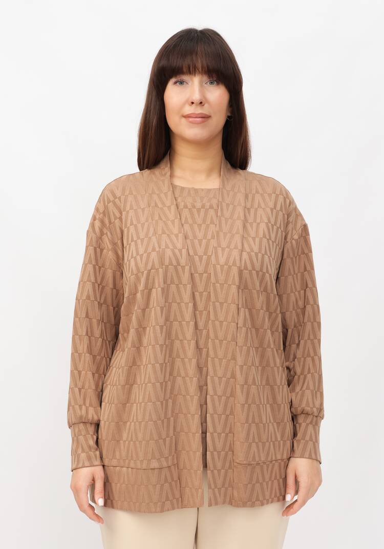 Кардиган с фактурным рисунком шир.  750, рис. 4