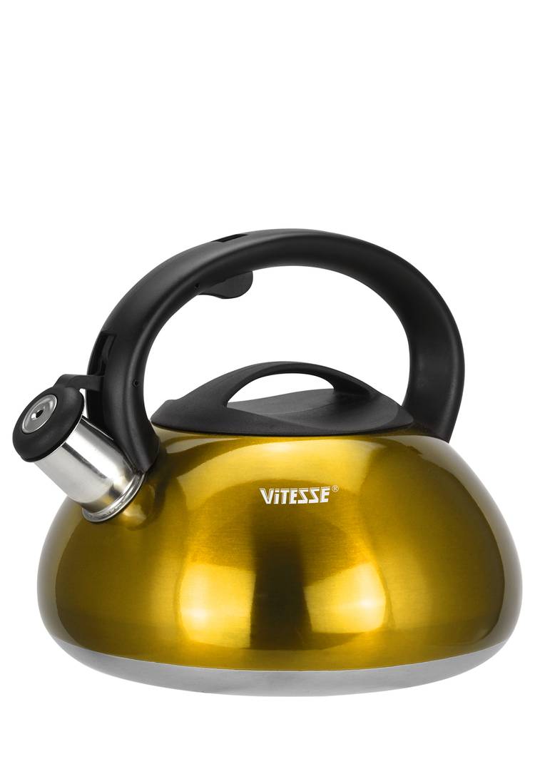 Чайник со свистком и цветным покрытием шир.  750, рис. 4