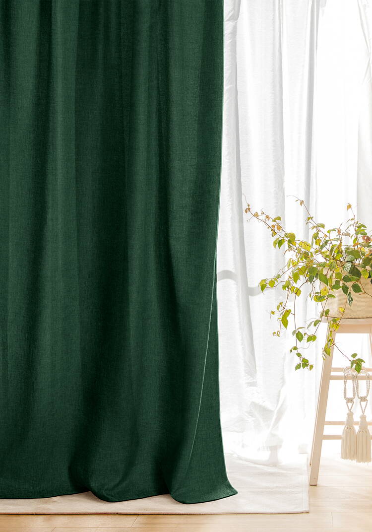 Портьера из рогожки Акварель шир.  750, рис. 3