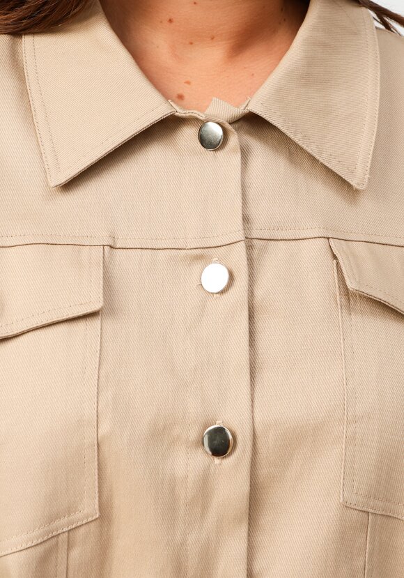 Джинсовая куртка на железных пуговицах шир.  580, рис. 13