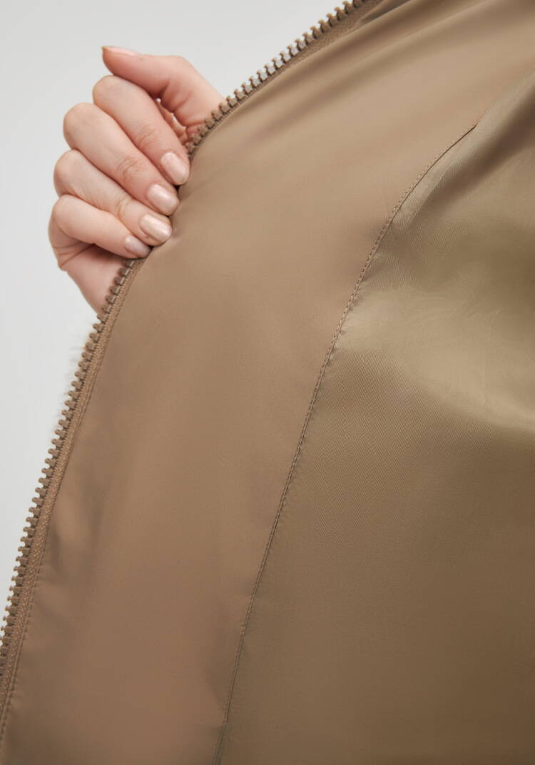 Пальто с меховой опушкой под норку шир.  750, рис. 22