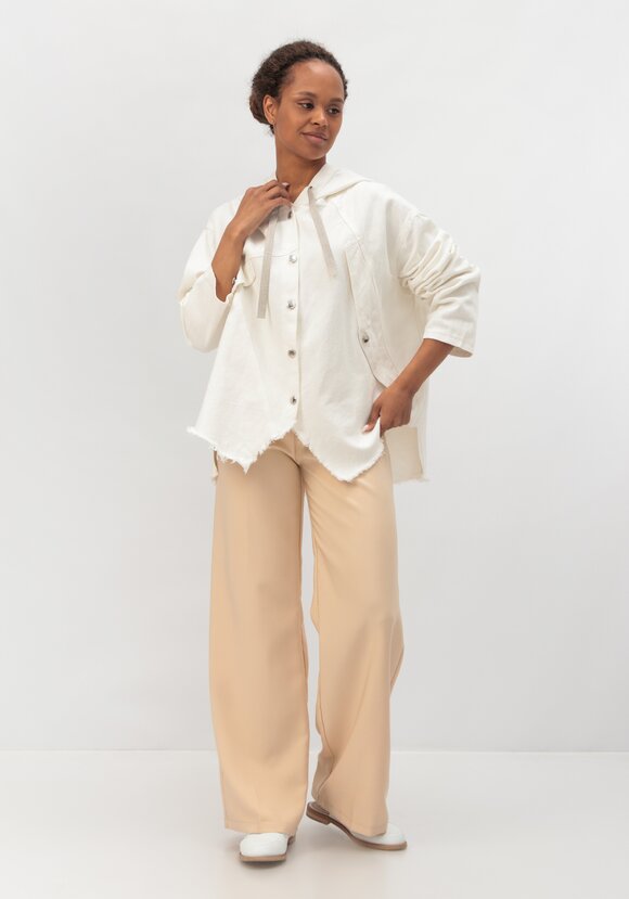 Укороченная джинсовая куртка Савина шир.  580, рис. 2