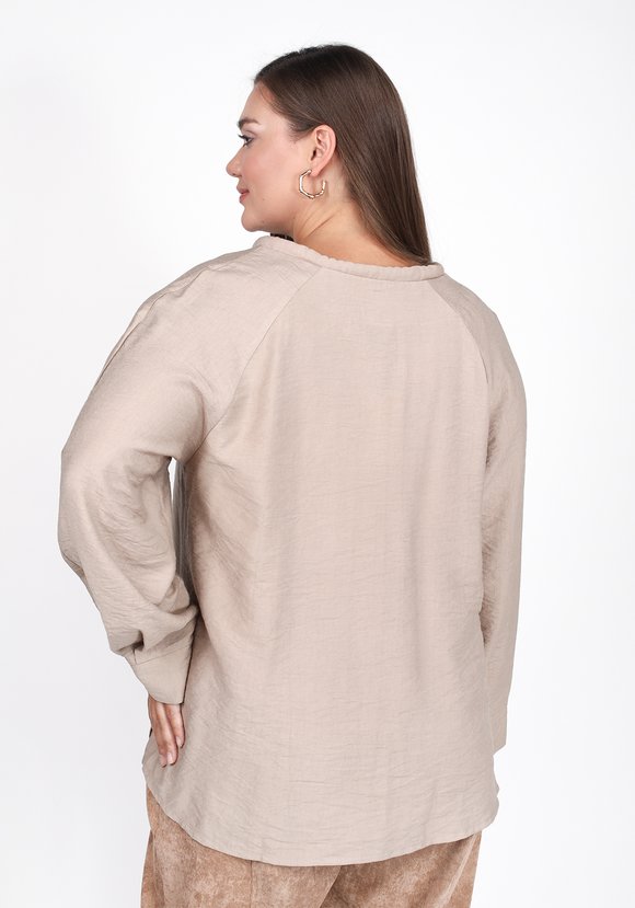 Блуза свободного силуэта с рукавом реглан шир.  580, рис. 6