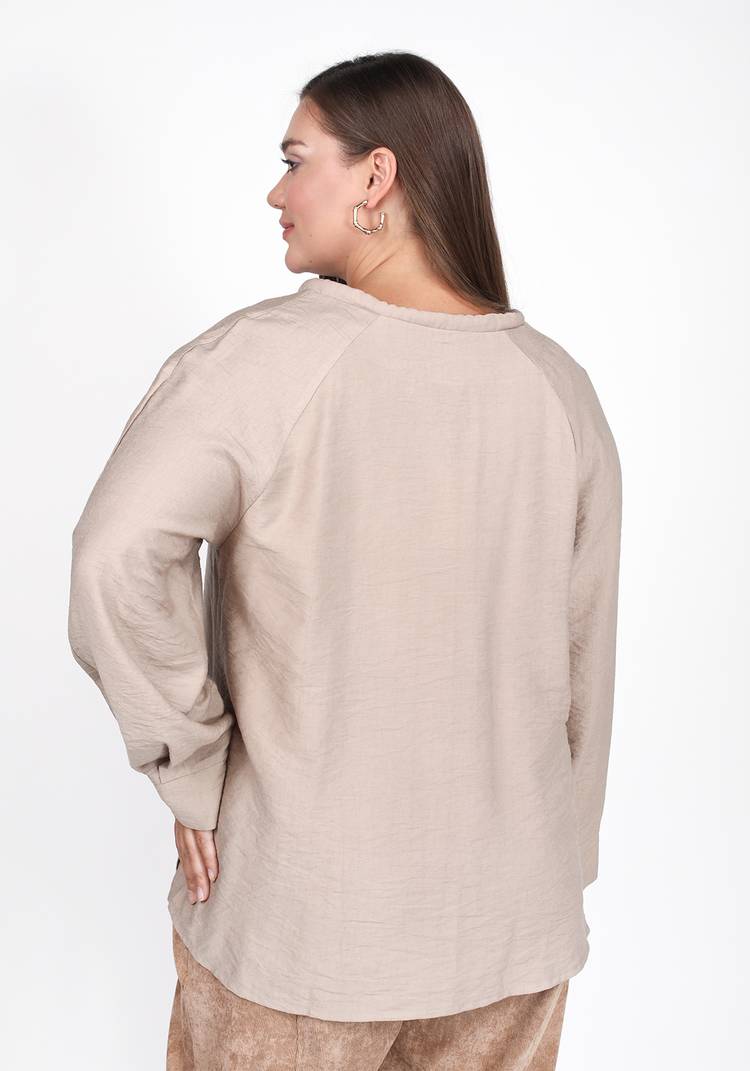 Блуза свободного силуэта с рукавом реглан шир.  750, рис. 6