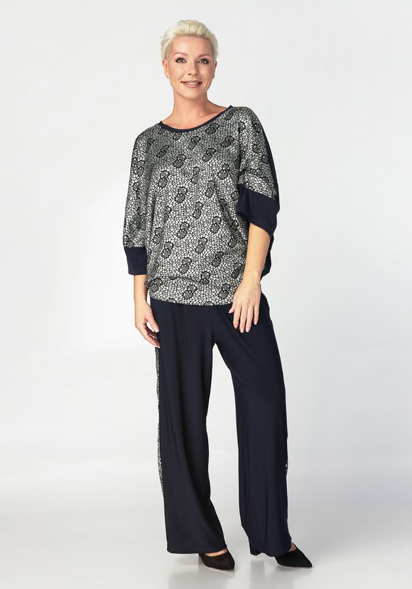 Блуза Блестящая улыбка шир.  580, рис. 10