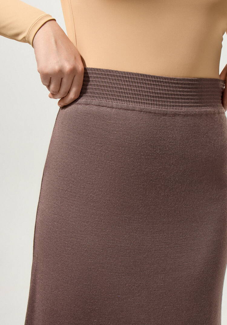 Юбка миди на широкой резинке шир.  750, рис. 17