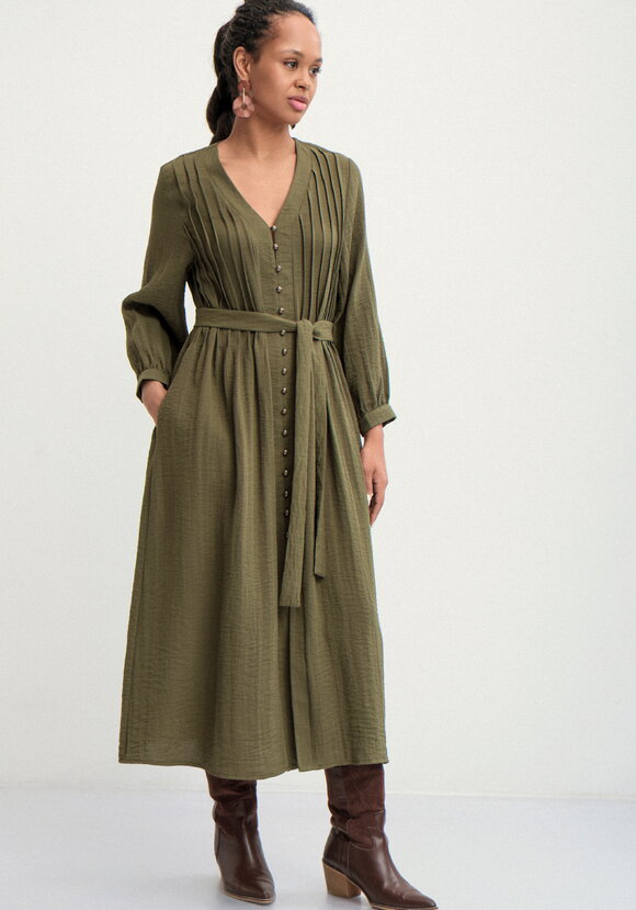 Платье с пуговицами по планке Эмили шир.  580, рис. 8