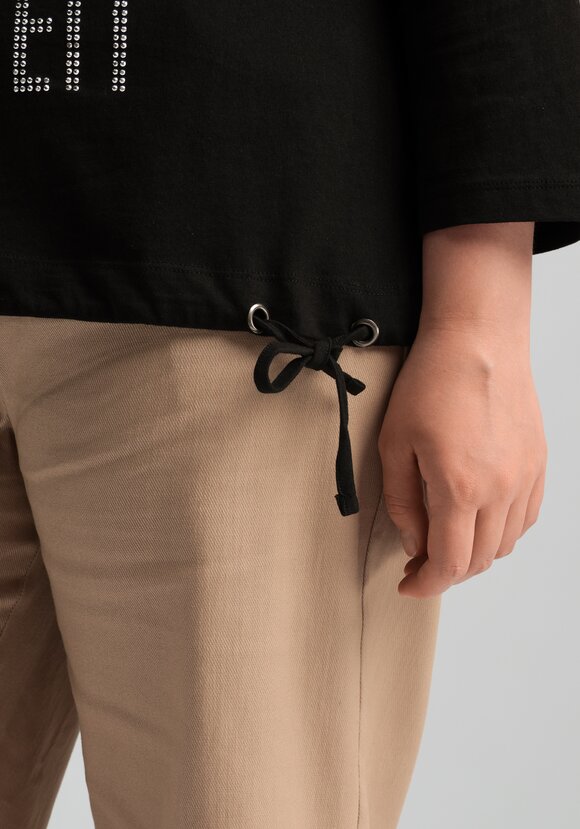 Лонгслив с декором из страз шир.  580, рис. 24