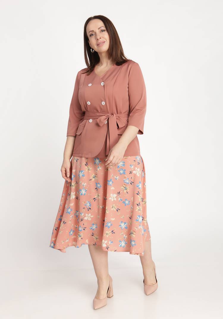 Костюм двойка: жакет и юбка шир.  750, рис. 14