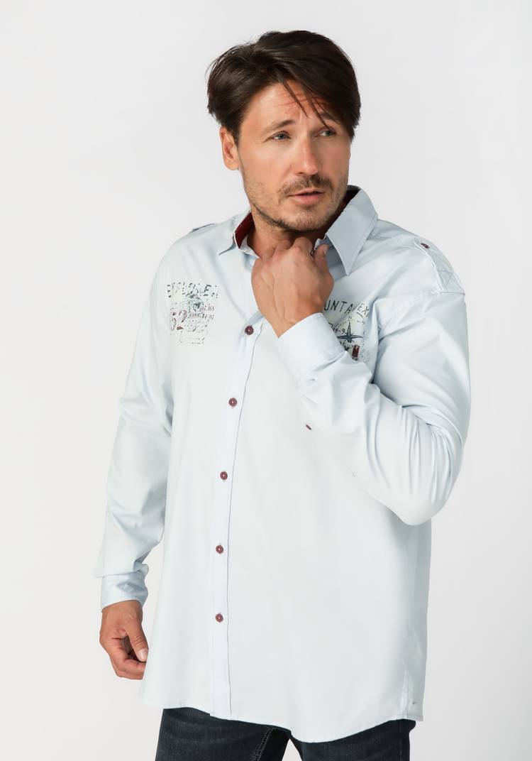 Рубашка с длинным рукавом Аполлинер шир.  750, рис. 1