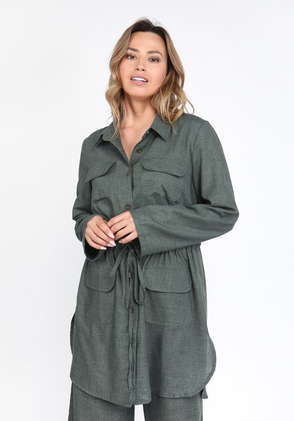 Рубашка удлиненная на кулиске шир.  580, рис. 19