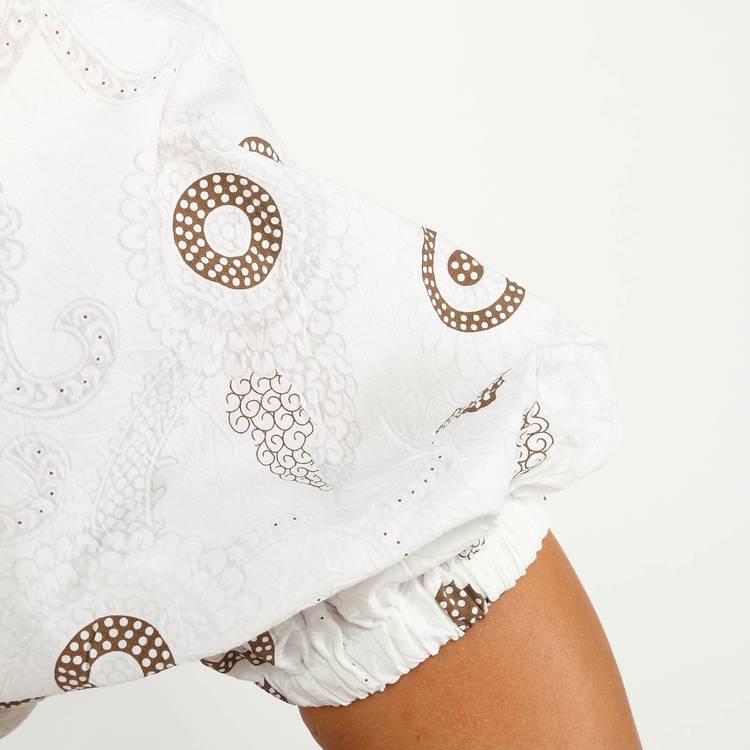 Блуза с поясом и декором Бант шир.  750, рис. 12