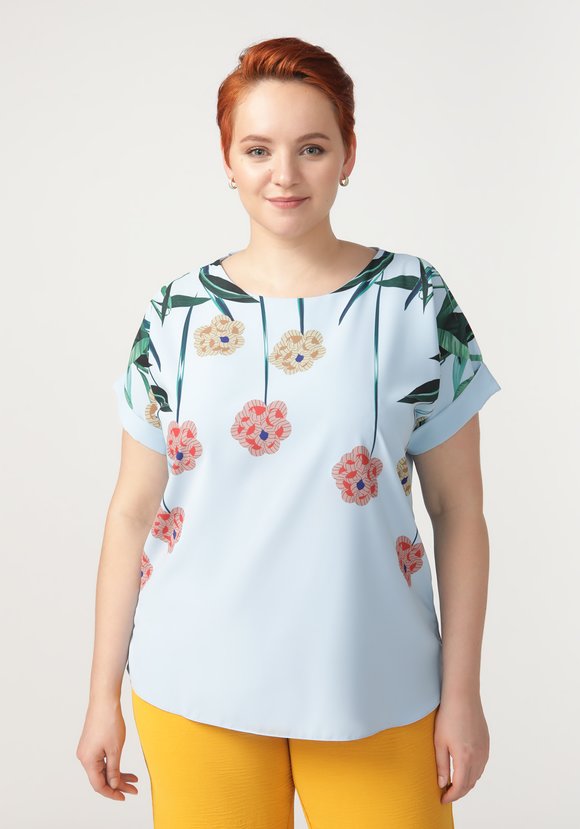 Блуза Небывалая красота шир.  580, рис. 5