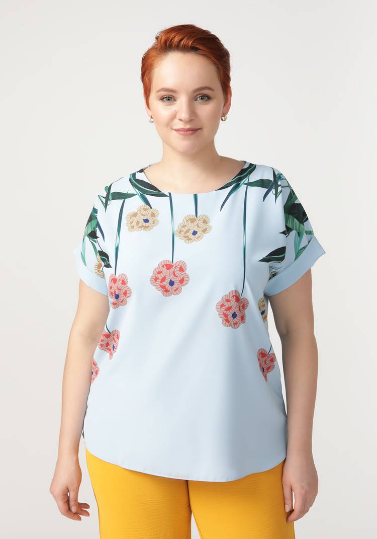 Блуза Небывалая красота шир.  750, рис. 5