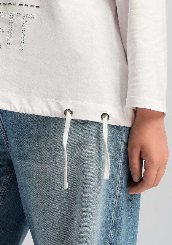 Лонгслив с декором из страз шир.  580, рис. 5