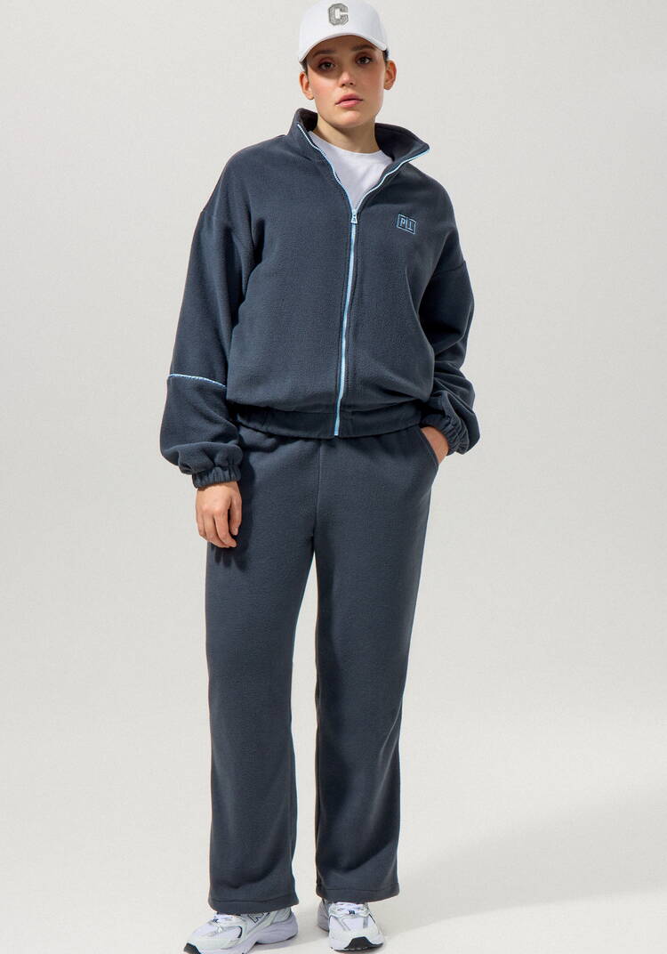 Толстовка из флиса с контрастной молнией шир.  750, рис. 14