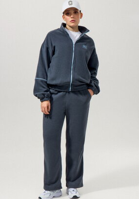 Толстовка из флиса с контрастной молнией