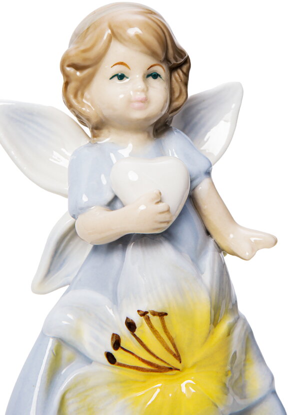 Фигурка фарфоровая Ангелочек шир.  580, рис. 6