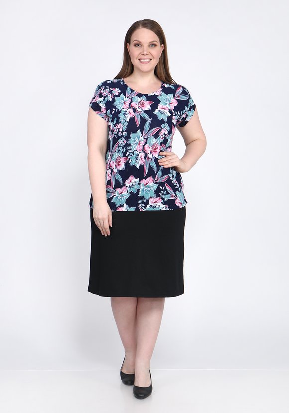 Блуза Универсальная красота шир.  580, рис. 17