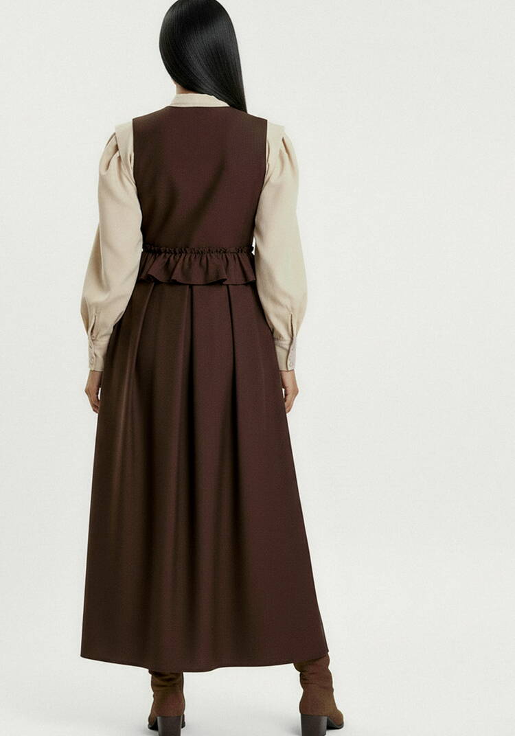 Сарафан с рюшей на спинке шир.  750, рис. 11