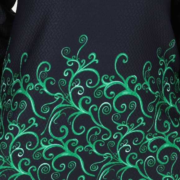 Платье с рукавом 3/4 и узором шир.  580, рис. 8