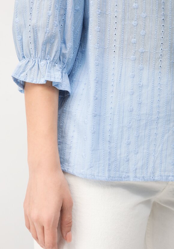 Блуза с воротником стойка  Кристал шир.  580, рис. 15