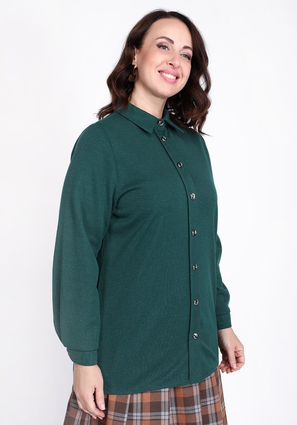 Рубашка свободного кроя с планкой шир.  580, рис. 2