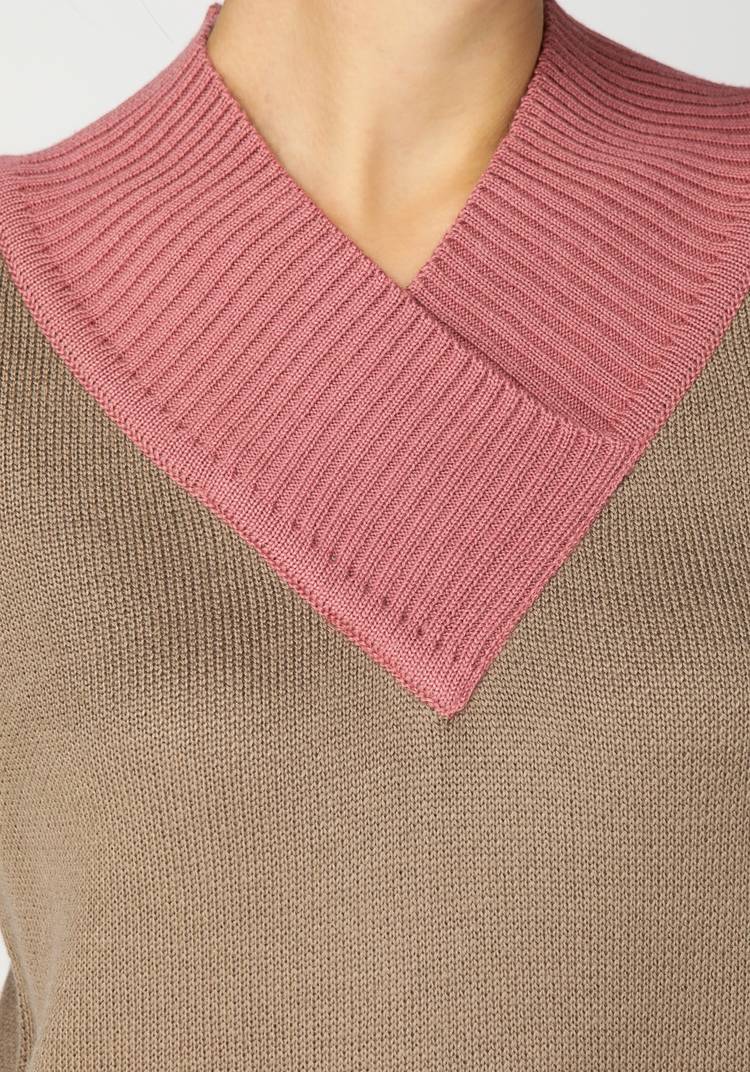 Джемпер женский с широким воротом шир.  750, рис. 13