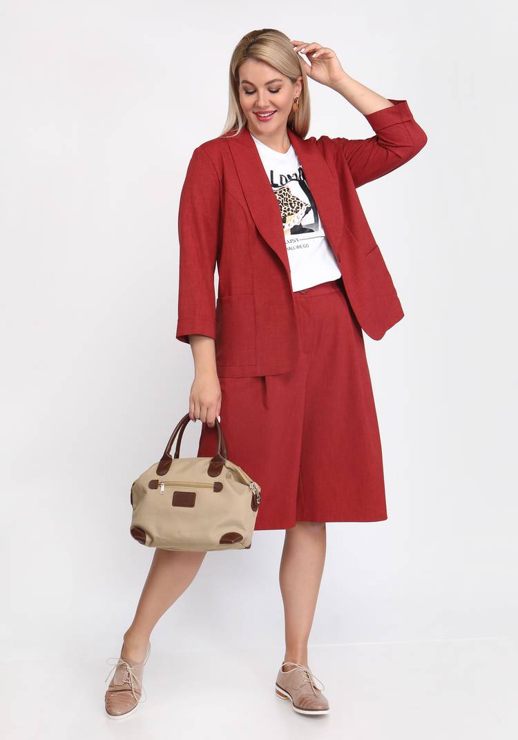 Бермуды с мягкими складками шир.  750, рис. 5