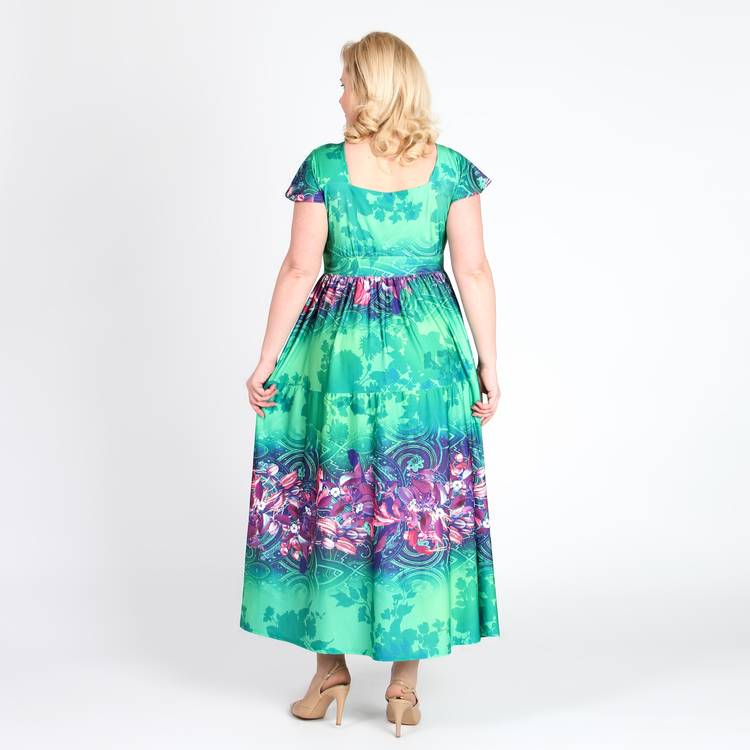 Сарафан расклешенный с завышенной талией шир.  750, рис. 4