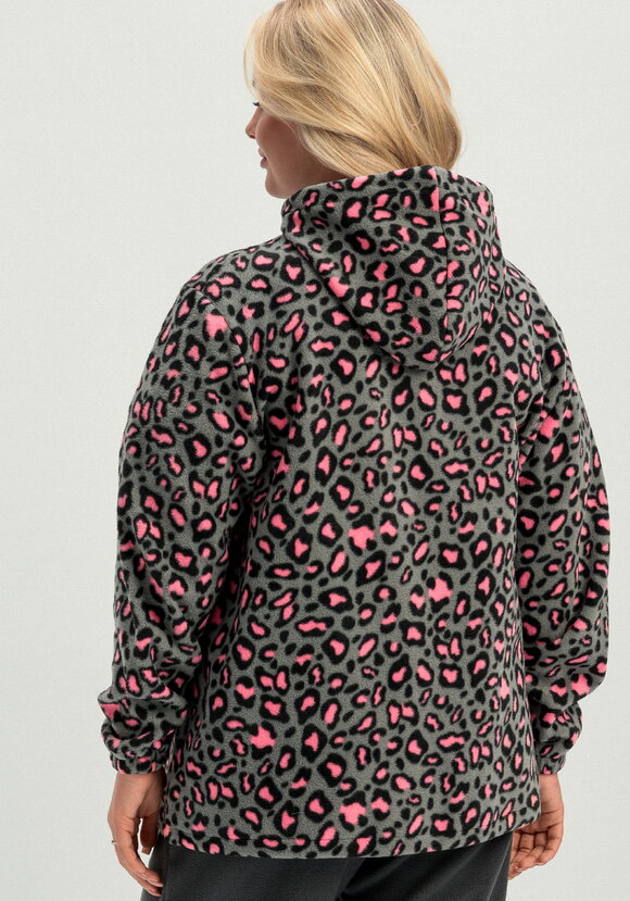 Толстовка из флиса с анималистичным принтом шир.  580, рис. 11