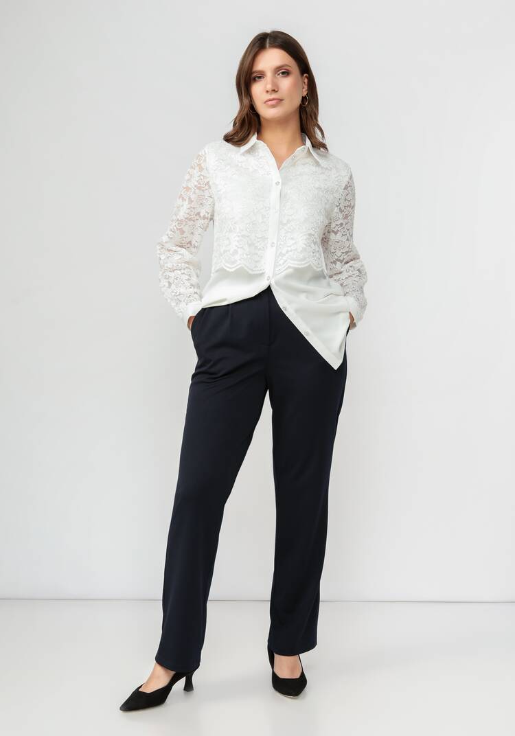 Брюки прямые классические Эмилия шир.  750, рис. 13