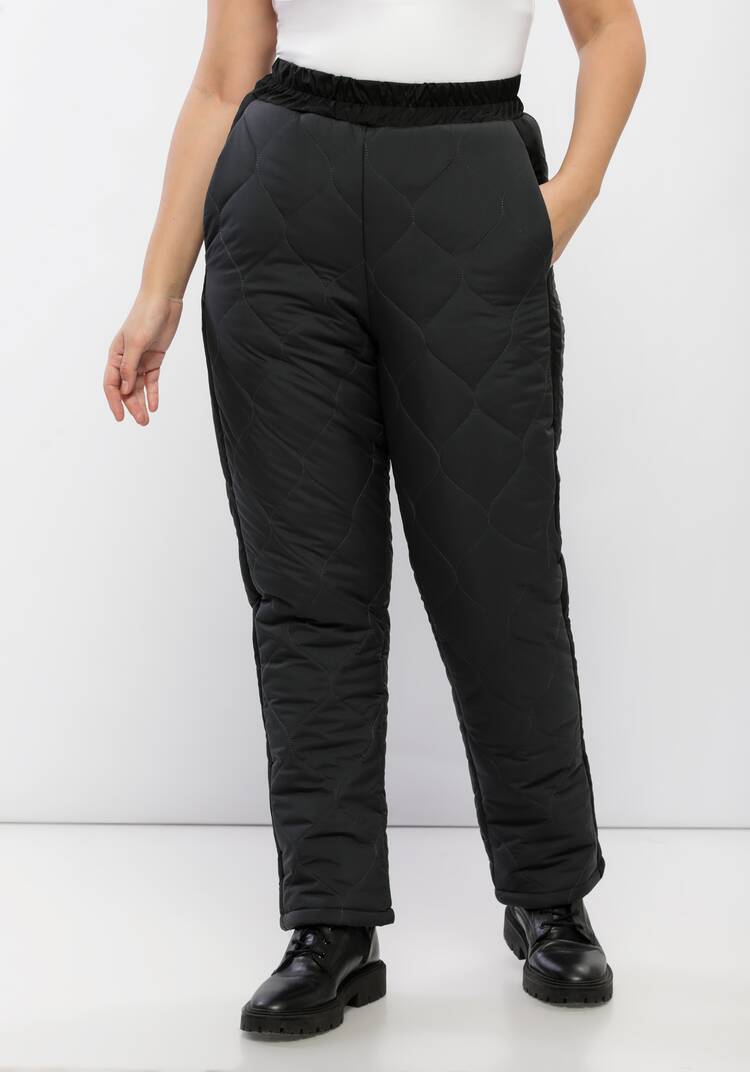 Брюки утепленные с лампасами шир.  750, рис. 4