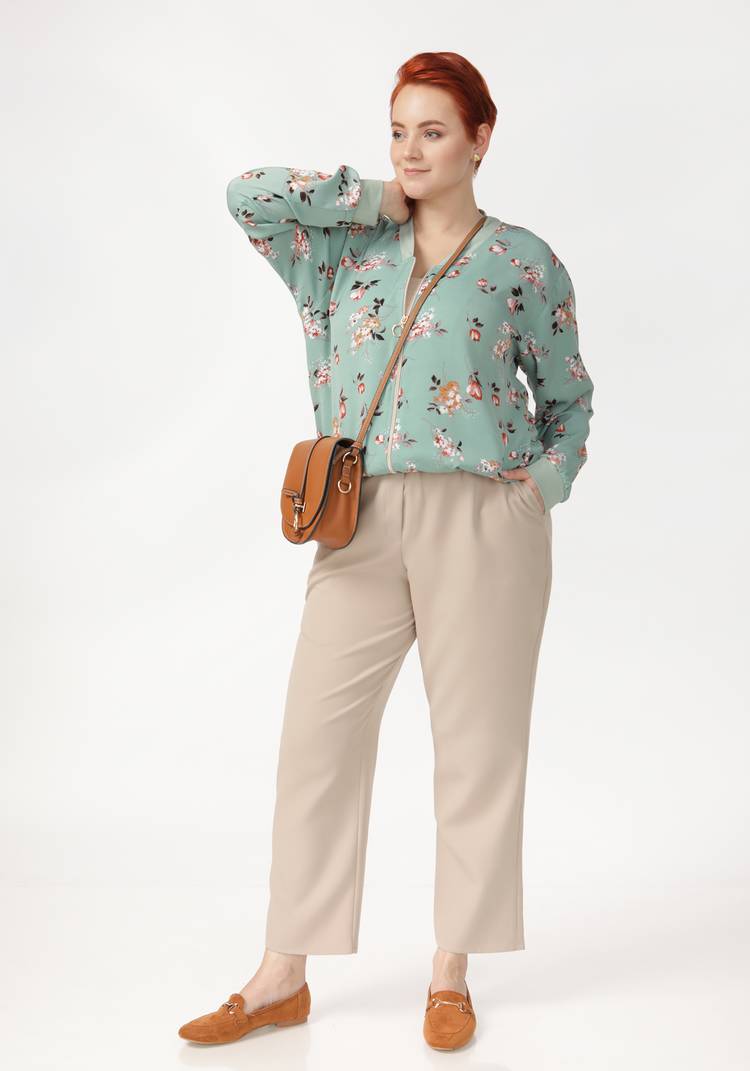 Брюки-бананы свободного кроя с карманами шир.  750, рис. 4