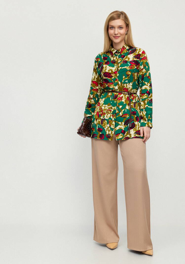 Блуза Калейдоскоп лепестков шир.  750, рис. 2