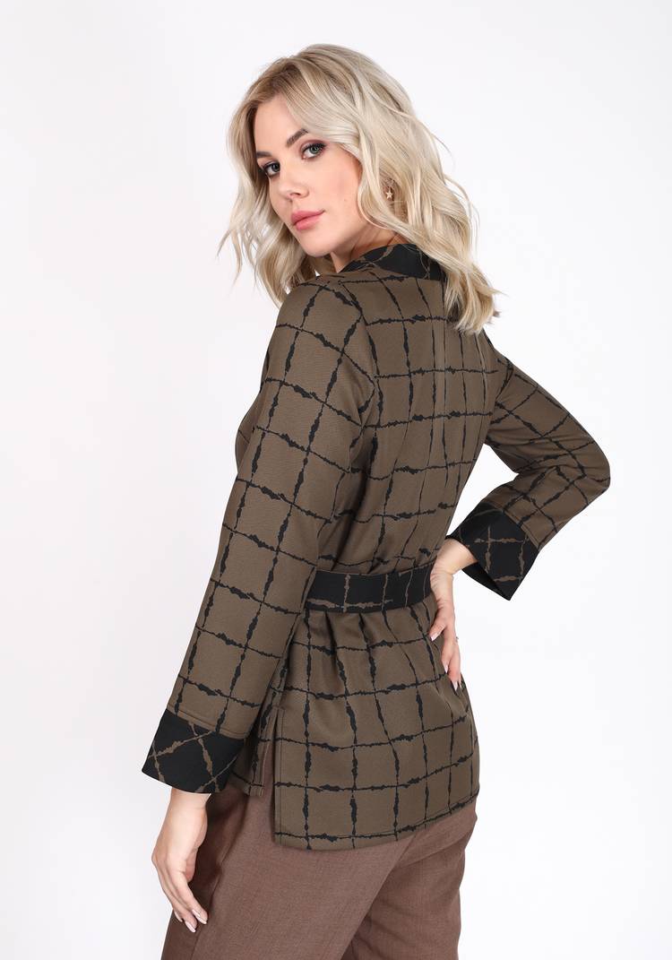 Блуза из двусторонней ткани шир.  750, рис. 7