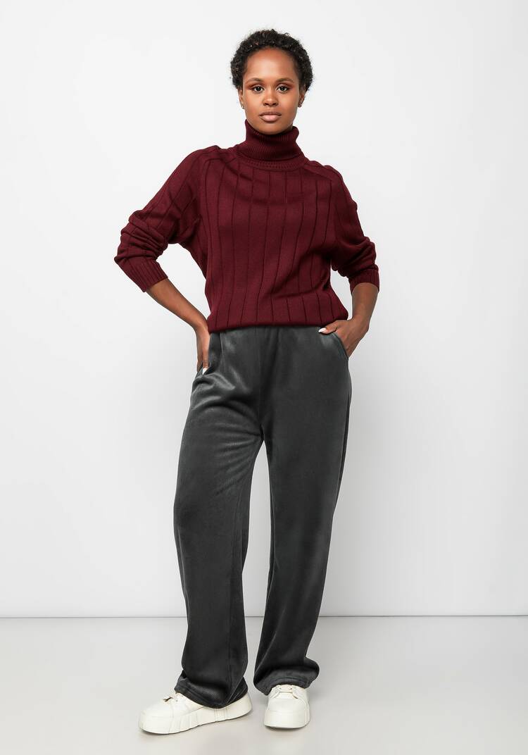 Брюки на меху велюровые Миранда шир.  750, рис. 27