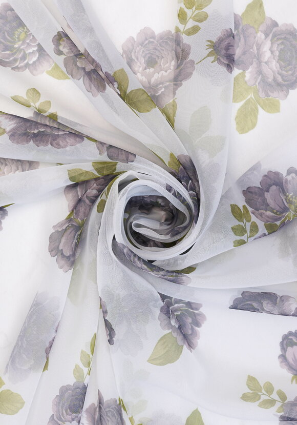 Тюль-вуаль Симфония цветов шир.  580, рис. 22