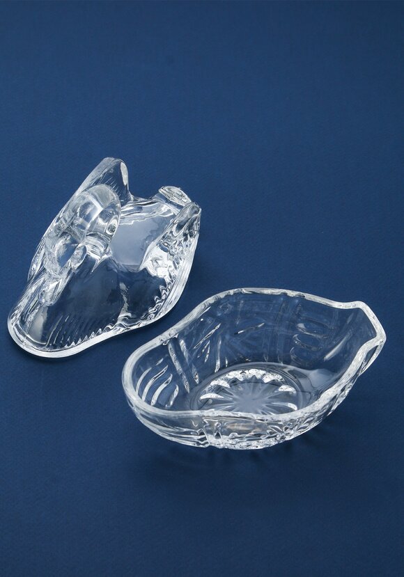 Икорница c крышкой Лебедь шир.  580, рис. 2