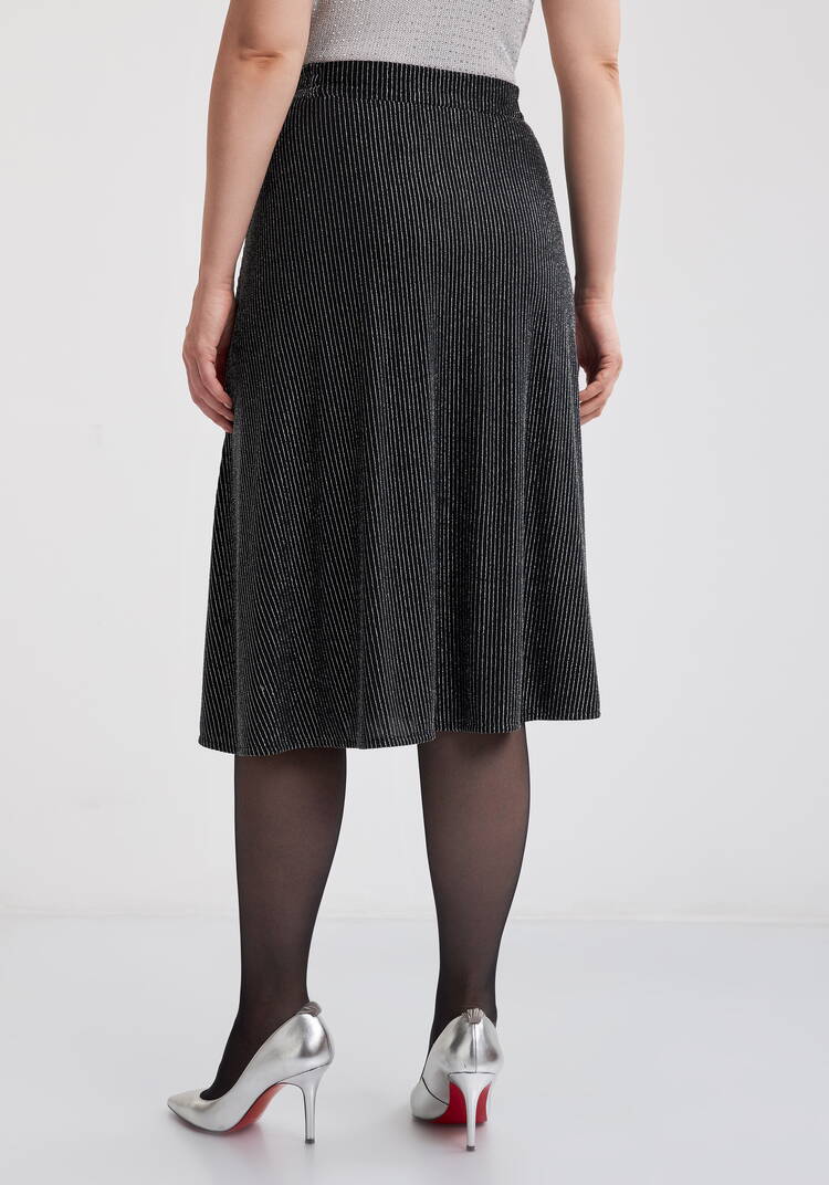 Юбка полусолнце с люрексом шир.  750, рис. 8