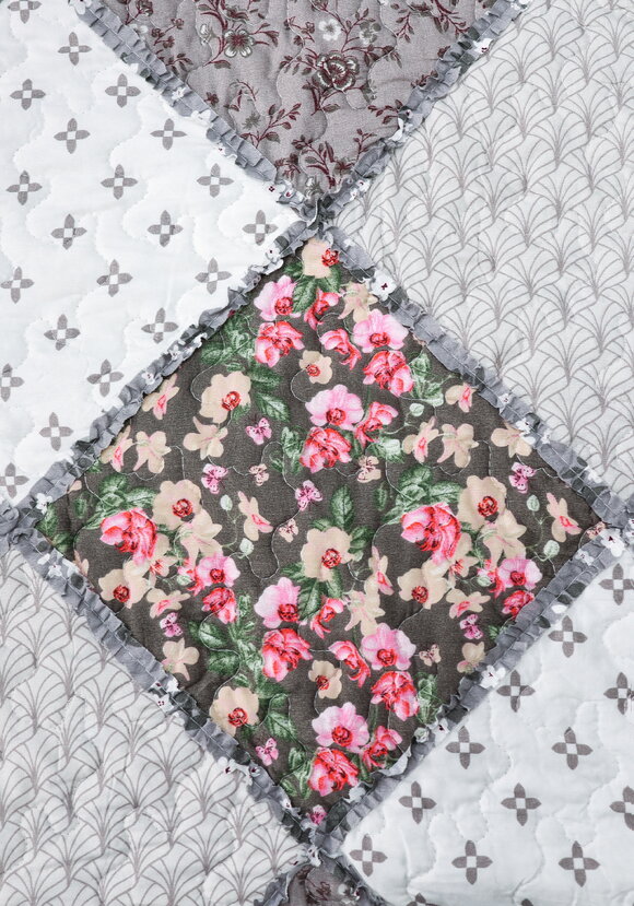 Покрывало с наволочками Печворк шир.  580, рис. 33