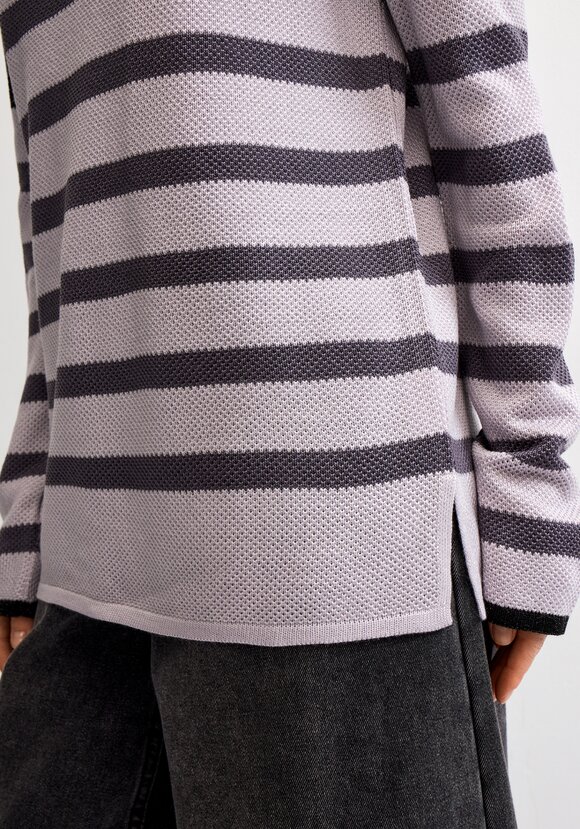 Джемпер в полоску с метанитью шир.  580, рис. 17