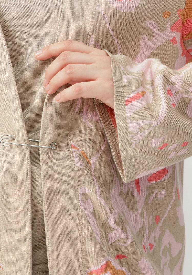 Кардиган с цветочным дизайном шир.  750, рис. 15