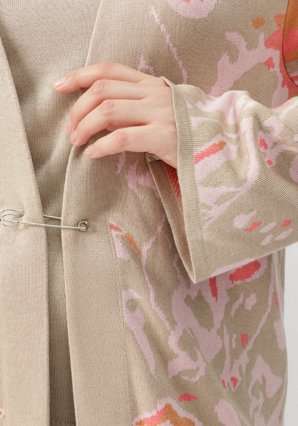 Кардиган с цветочным дизайном шир.  580, рис. 15