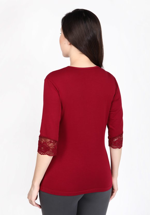 Майка с рукавом 3/4 Кармен шир.  580, рис. 12