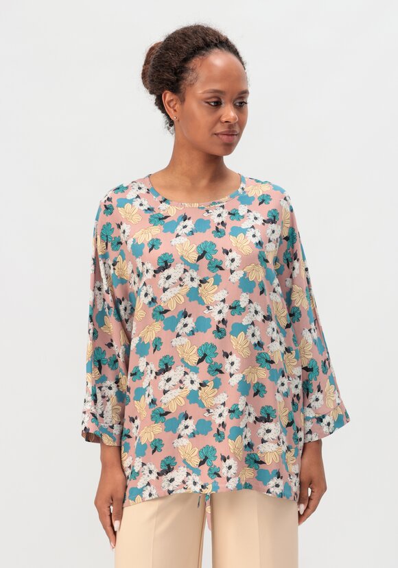 Блуза с принтом Валенсия шир.  580, рис. 4