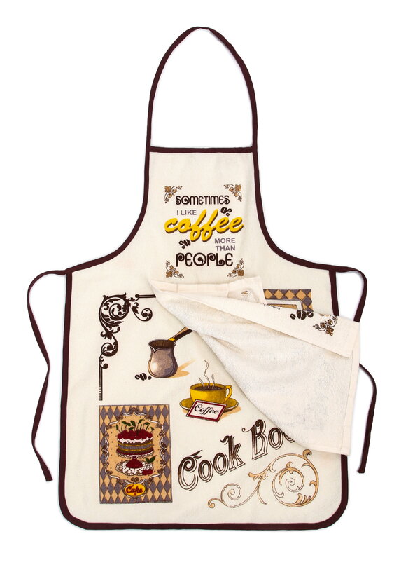 Фартук прорезиненный с полотенцем шир.  580, рис. 2