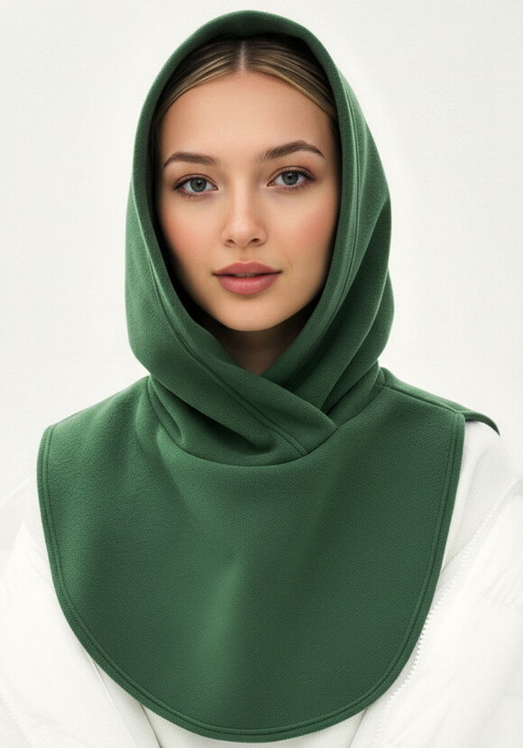 Капор с манишкой из флиса шир.  580, рис. 15