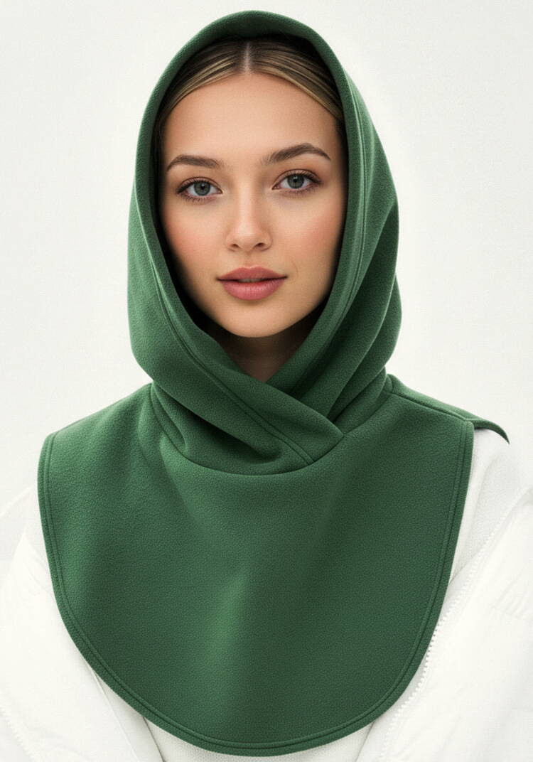 Капор с манишкой из флиса шир.  750, рис. 15