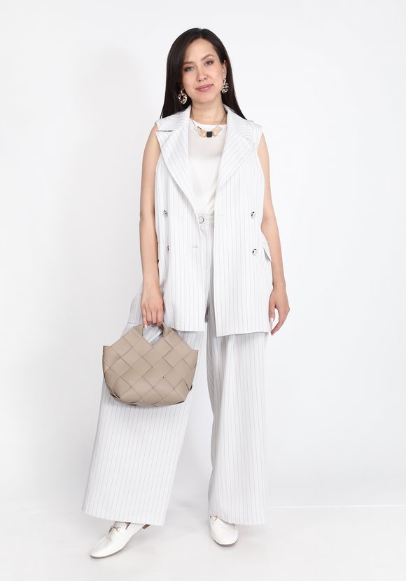 Блуза шелковая А-силуэта шир.  580, рис. 9